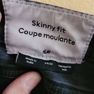 H&M Black Skinny Fit Pants